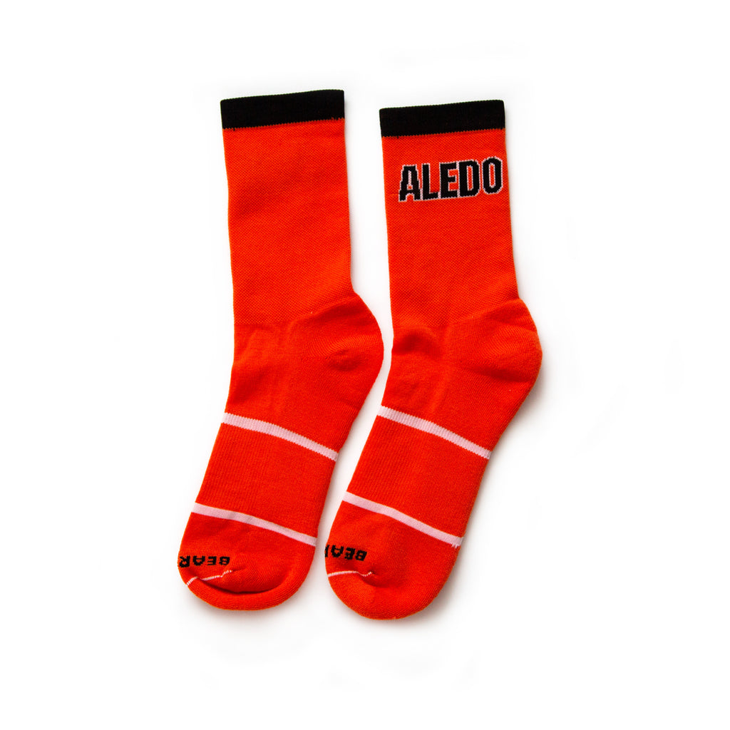 Aledo Orange Crew Socks